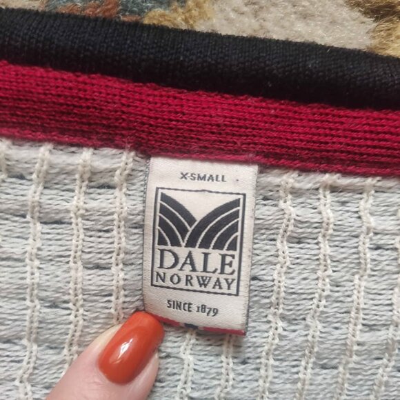 Dale of Norway Cardigan Sweater Wool Fair Isle Woman XS - Picture 4 of 10